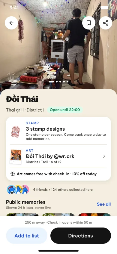 Spot page for Đồi Thái